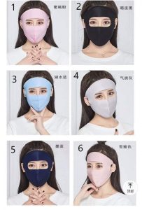 khẩu trang ninja chống nắng