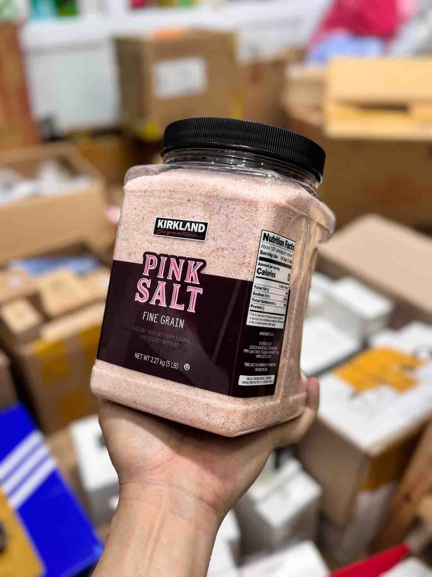 kirkland pink himalayan salt