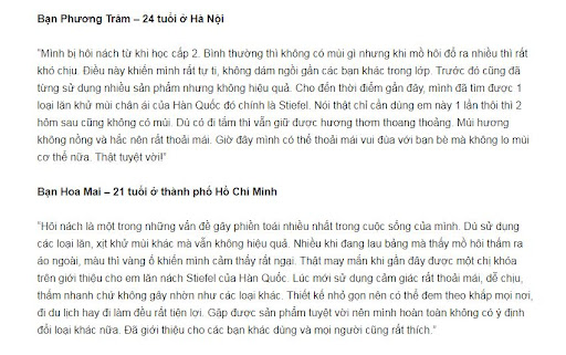 Review lăn nách Stiefel