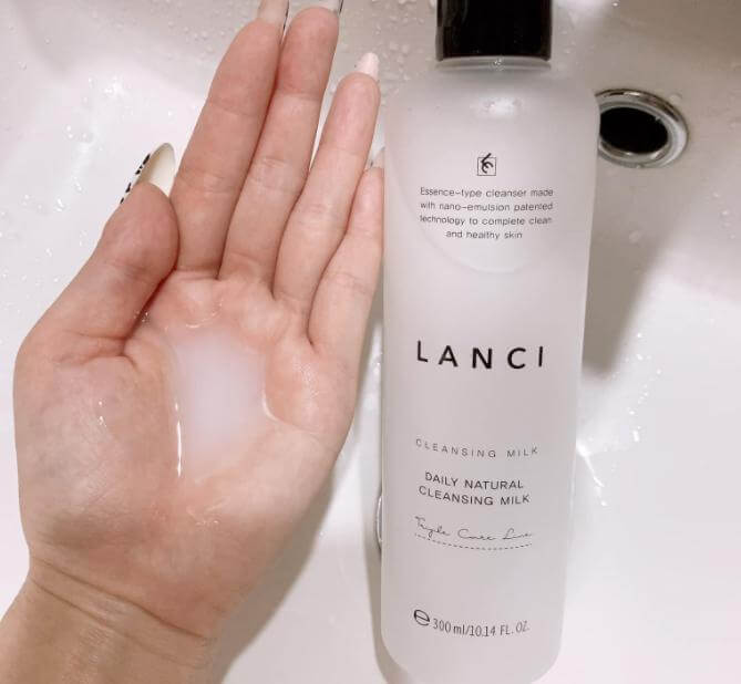 Hướng dẫn sử dụng Lanci Daily Natural Cleansing Milk Hàn Quốc