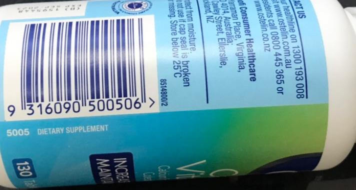 Ostelin Vitamin D & Calcium của Úc chính hãng