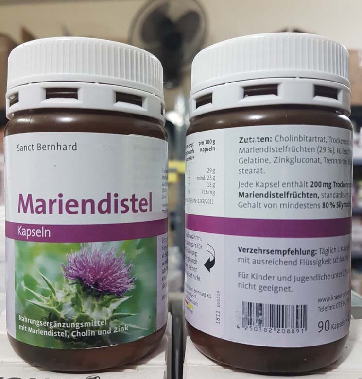 mariendistel kapseln