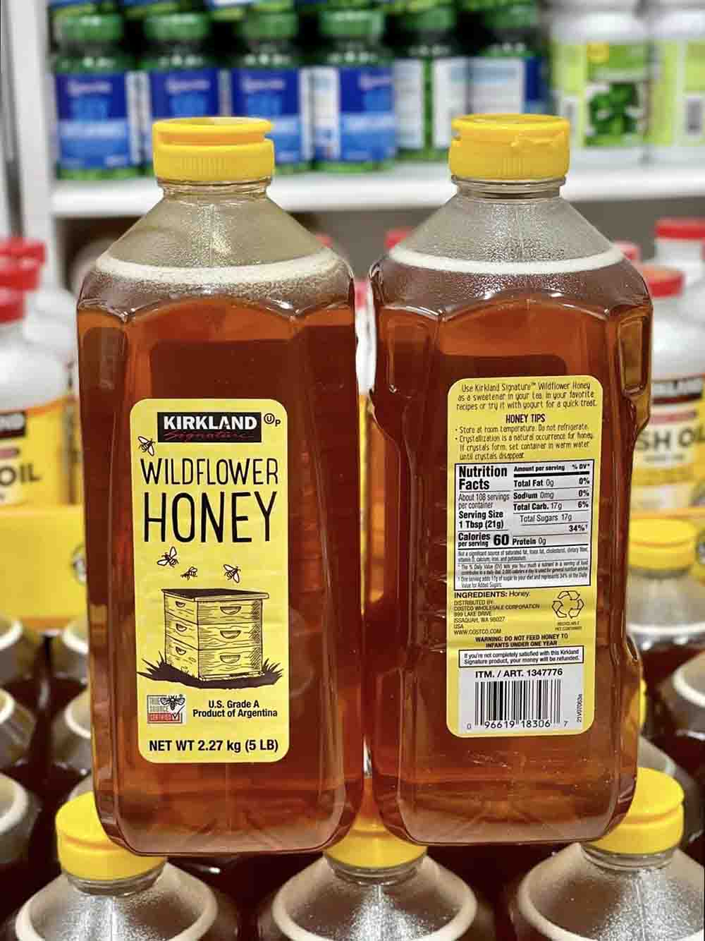 mật ong hữu cơ kirkland