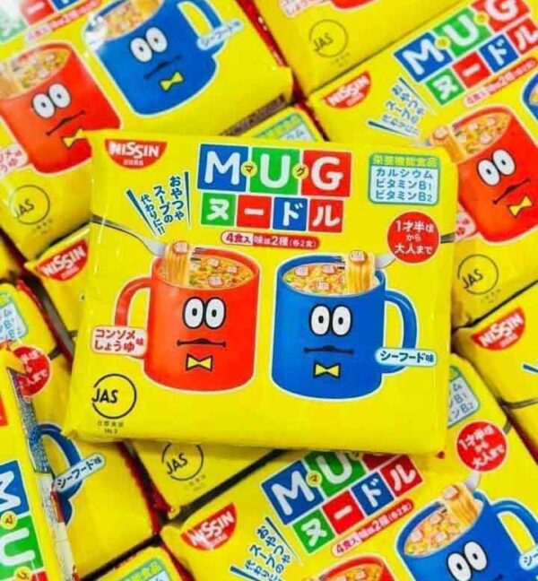 Mì Mug Nissin Nhật Bản cho bé ăn dặm 96g
