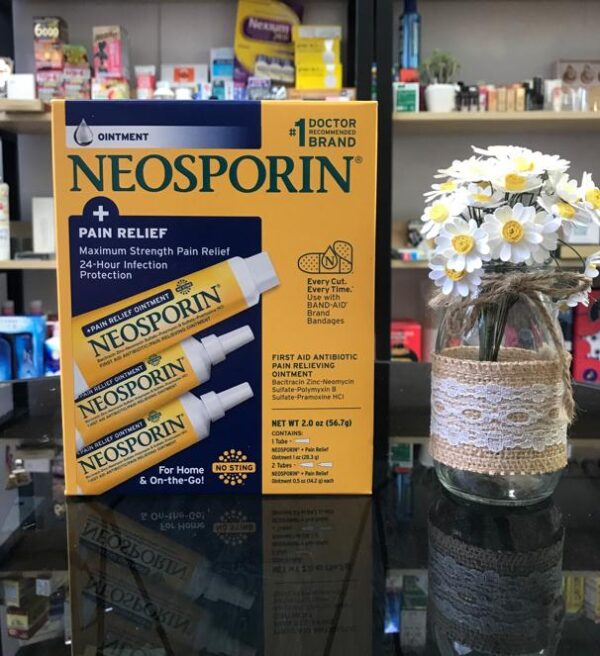 Kem mỡ Neosporin set 3 tuýt hỗ trợ viêm, v...