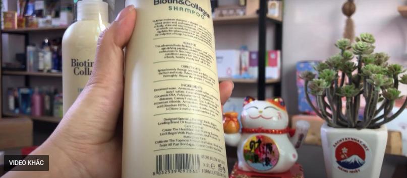 Dầu gội Biotin Collagen của Ý