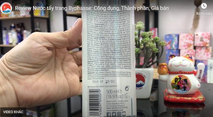 Nước tẩy trang Byphasse có hàng giả không?Phân biệt thế nào?
