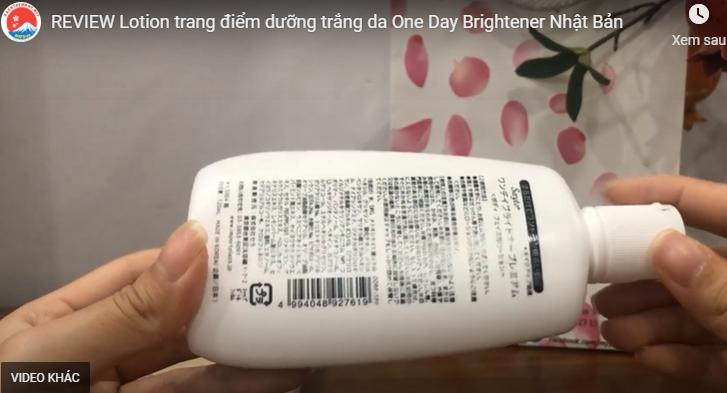 One Day Brightener giả và thật phân biệt như thế nào?