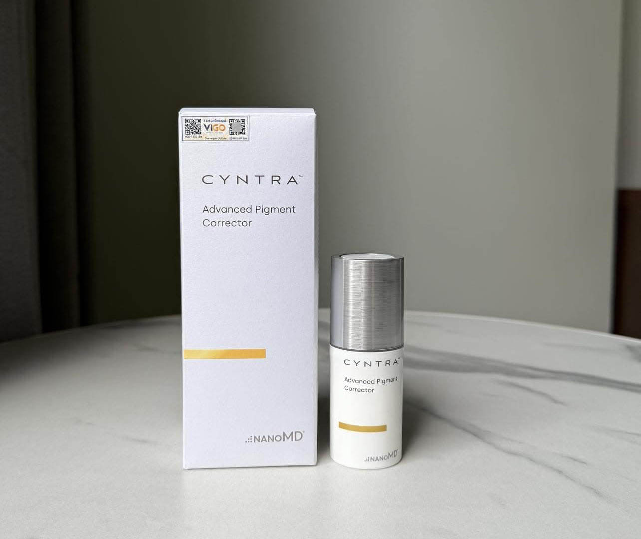 nanomd cyntra advanced pigment corrector
