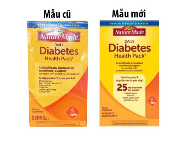 Viên uống hỗ trợ điều hòa tiểu đường Diabetes Nature Made Mỹ - Hình ảnh 6