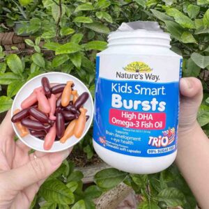 Dầu cá Kids Smart Omega 3 Fish Oil High DHA 180...