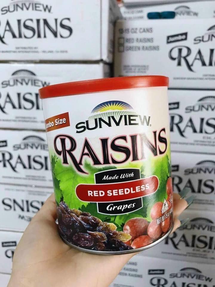 Red Seedless: hương vị thơm ngon khó cưỡng từ những trái nho đỏ sấy khô.