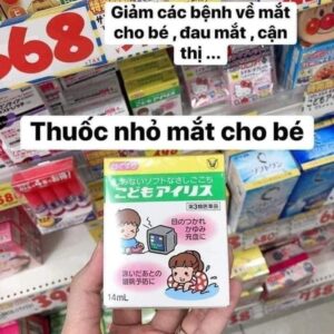 Nhỏ mắt Taisho 14ml cho bé hay tiếp xúc đ...