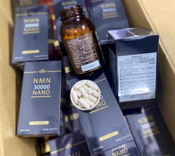 Viên uống NMN 30000 Nano Nhật Bản Chính Hãng 120 viên - Hình ảnh 4