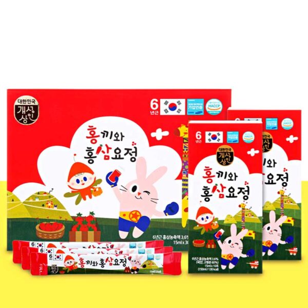 Nước Hồng Sâm Trẻ Em Hongki Nonghyup 30 gói x 15ml - Hình ảnh 2