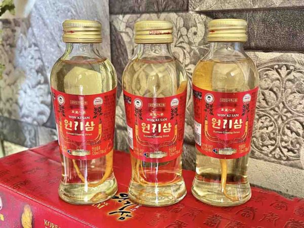 Nước hồng sâm có củ Won Ki Sam 120ml x 10...