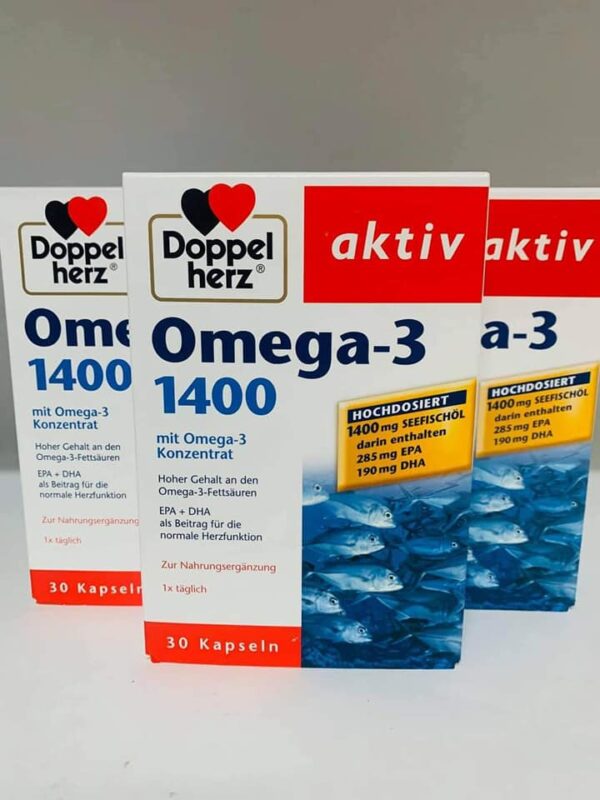 Dầu cá Omega 3 1400 Doppelherz 30 viên của Đức - Hình ảnh 4