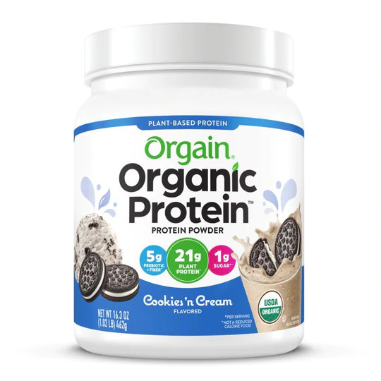 Bột hữu cơ Orgain Cookies & Cream