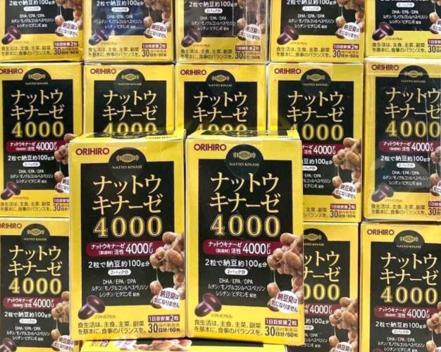 Công dụng viên uống chống đột quỵ Orihiro Nattokinase 4000FU Nhật Bản