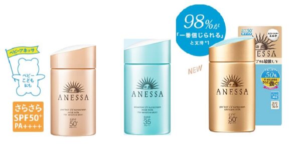 KCN Anessa Perfect UV Sunscreen Skincare Milk 60ml