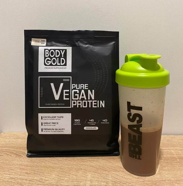 pure vegan protein body gold