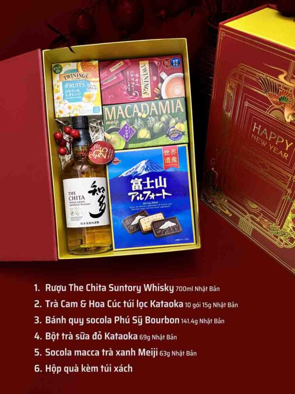 Hộp quà Tết đơn giản QTBK54