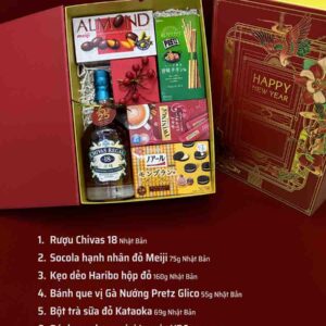 Hộp quà Tết sang trọng QTBK56