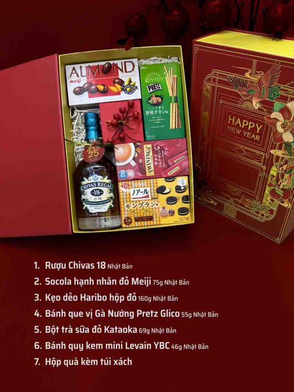 Hộp quà Tết sang trọng QTBK56