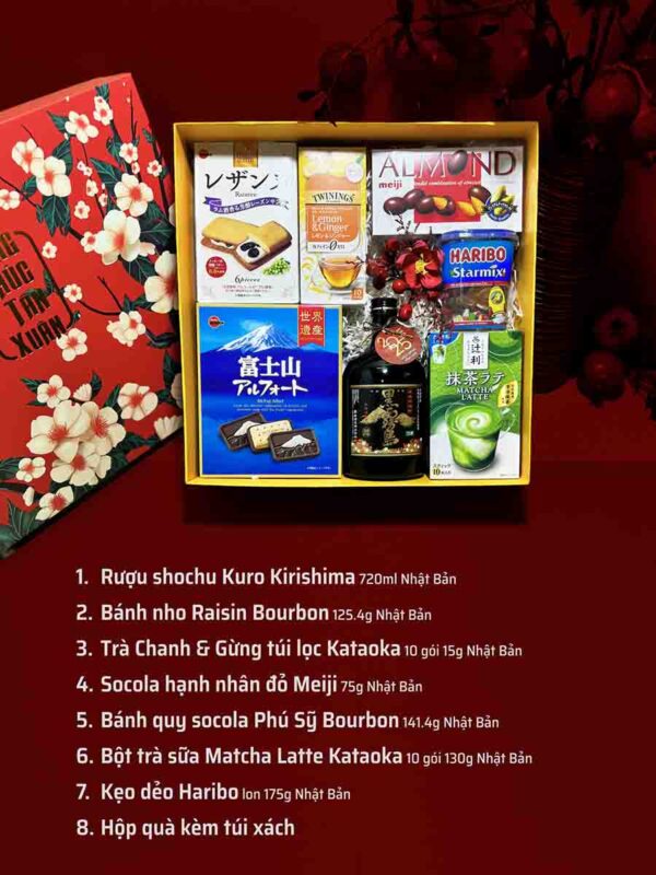 Hộp quà Tết tặng khách hàng QTBK48