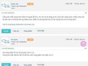 Rau củ DHC Review trên webtretho