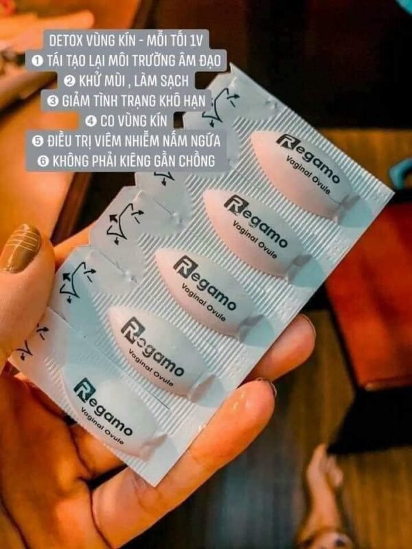 Viên đặt Regamo hỗ trợ se khít vùng kín...