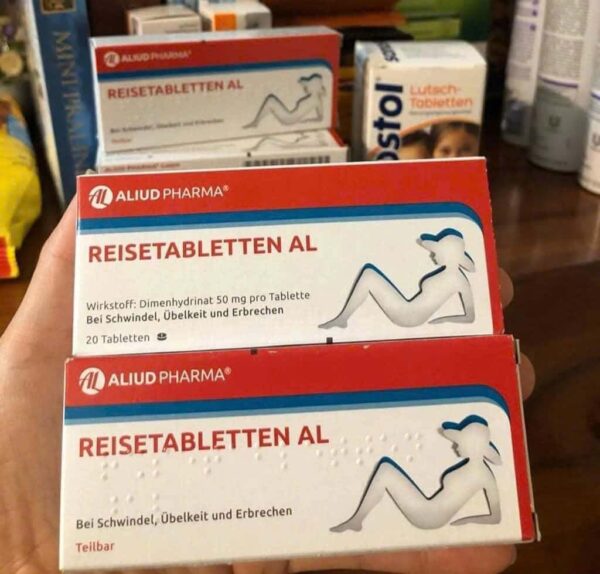 Viên hỗ trợ say tàu xe ALIUD PHARMA Reisetab...