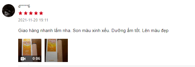 review Son dưỡng YNM Candy Pop Glow cam