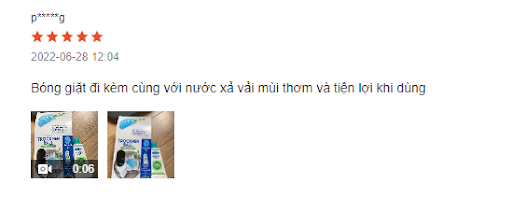 review bóng giặt quần áo