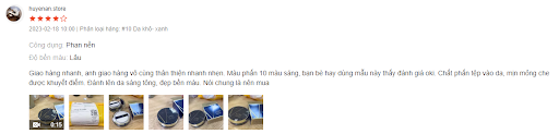 review phấn nước lime xanh