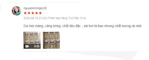 review tế bào gốc ronas vàng