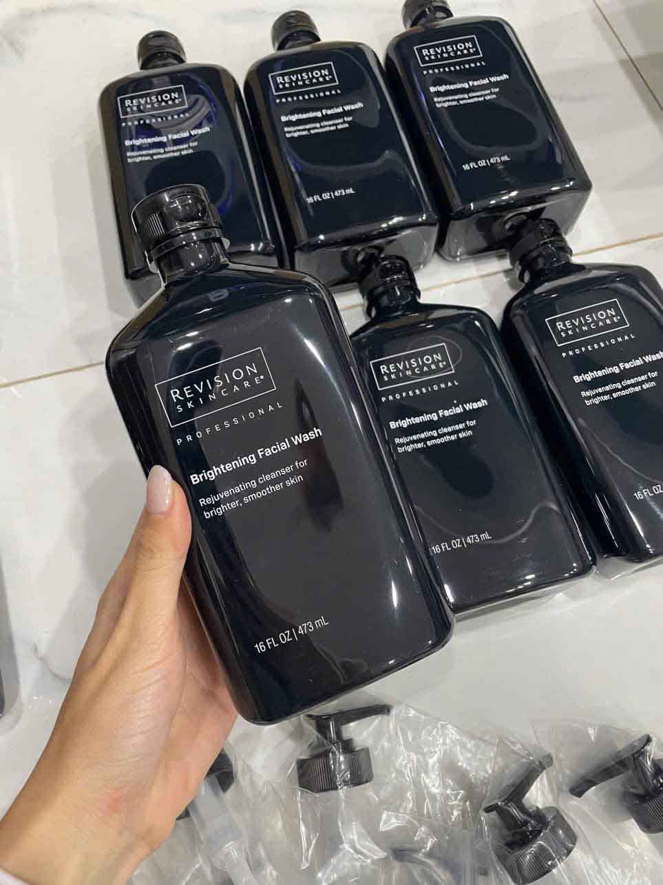 revision skincare brightening facial wash