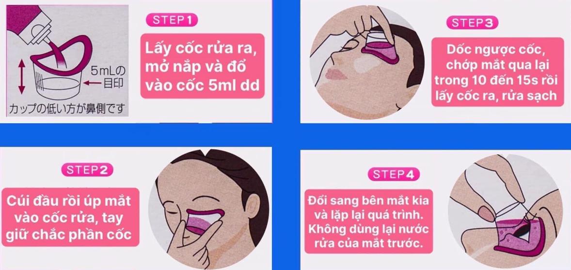 Nước rửa mắt Eyebon Kobayashi Nhật Bản