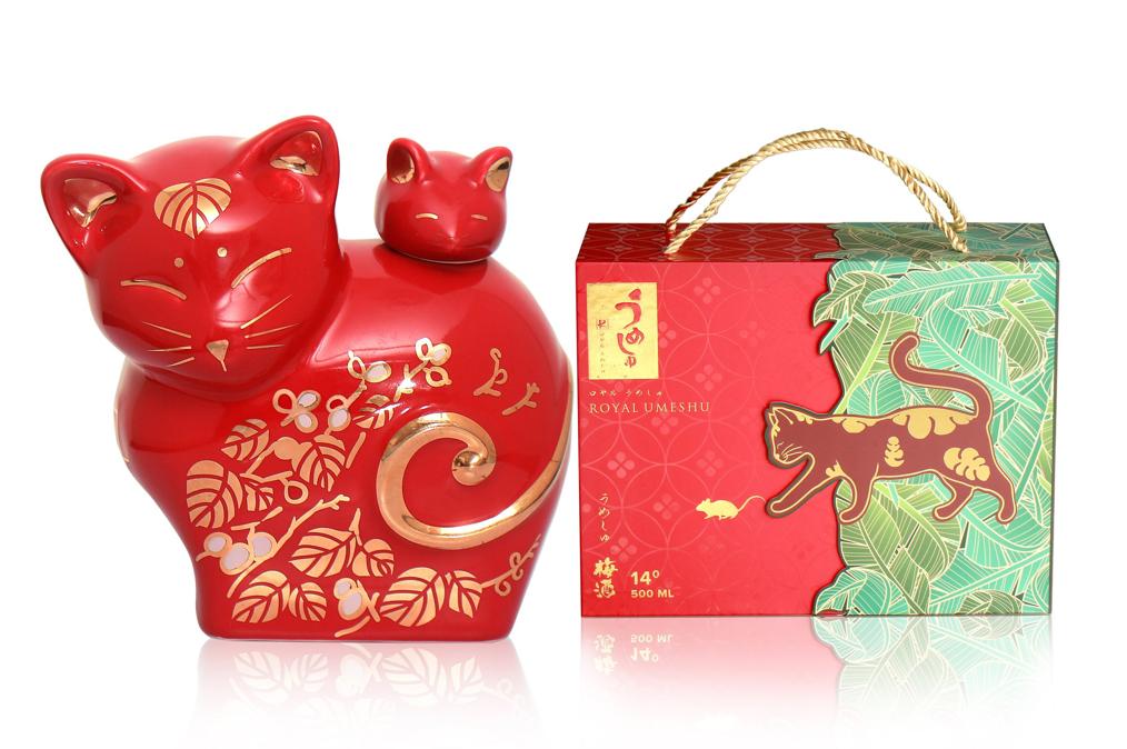 Giới thiệu rượu mơ con mèo Umeshu