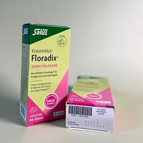 Viên uống bổ sung sắt Floradix Kindervital ...