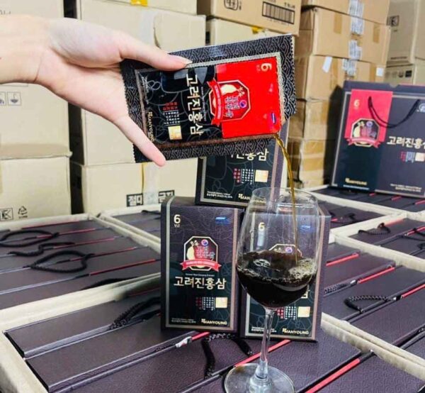 Nước hồng sâm Manyoung Hàn Quốc chính hãng 30 gói - Hình ảnh 2