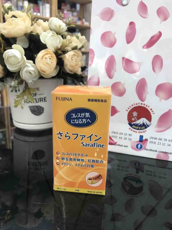 Viên hỗ trợ hạ mỡ máu Sarafine Fujina Nh...