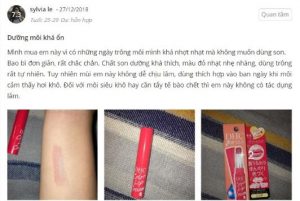 Review son dưỡng DHC có màu sheis