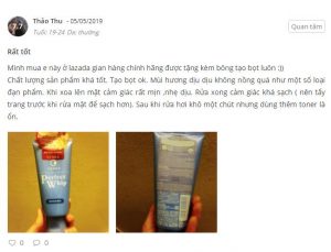 Sữa rửa mặt Perfect Whip review sheis