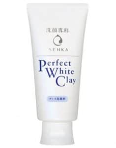 Sữa rửa mặt Senka Perfect Whip màu trắng white clay