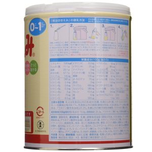 Thành phần dinh dưỡng trong sữa Meiji số 0-1