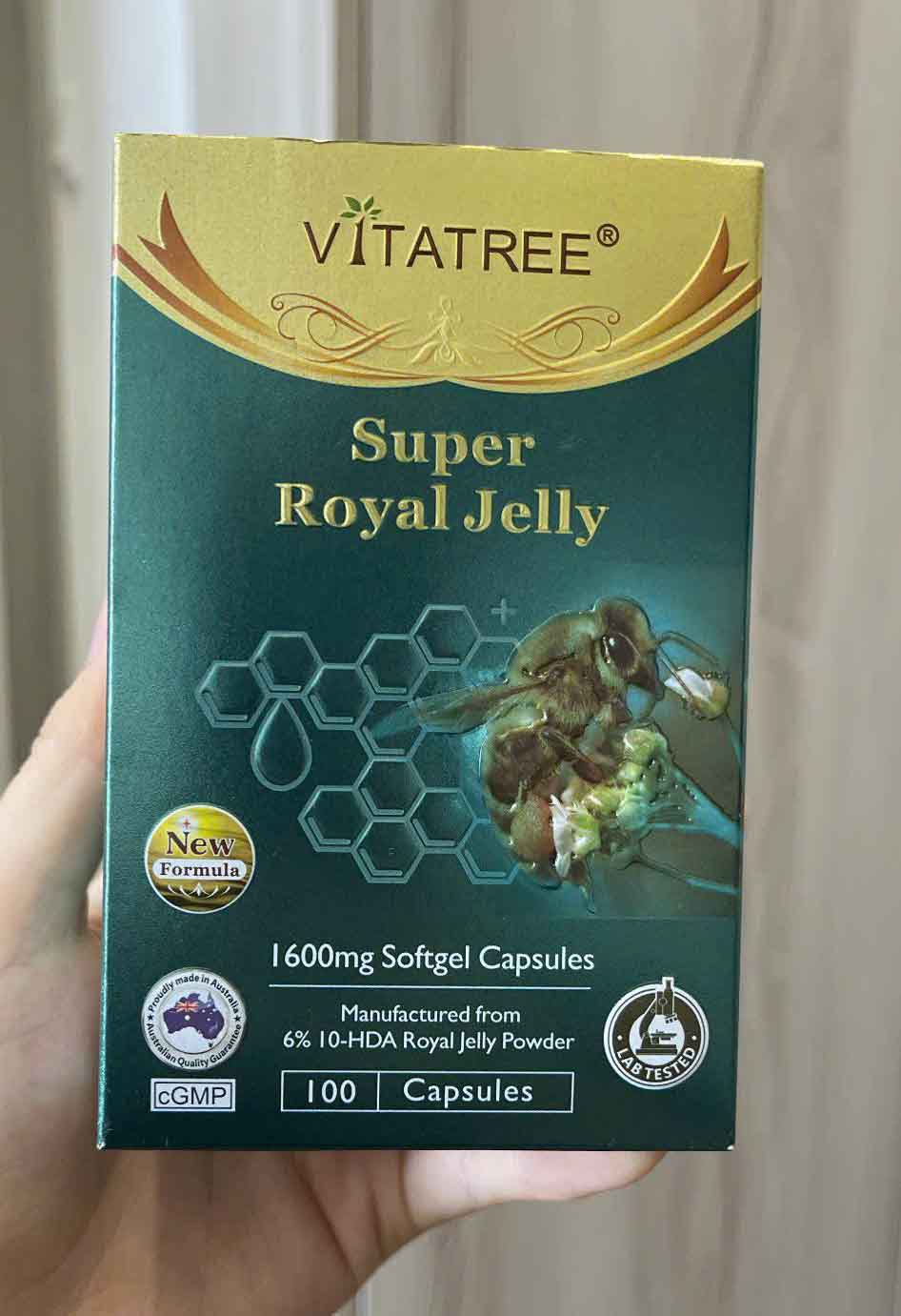 sữa ong chúa royal jelly 1600mg 100 viên