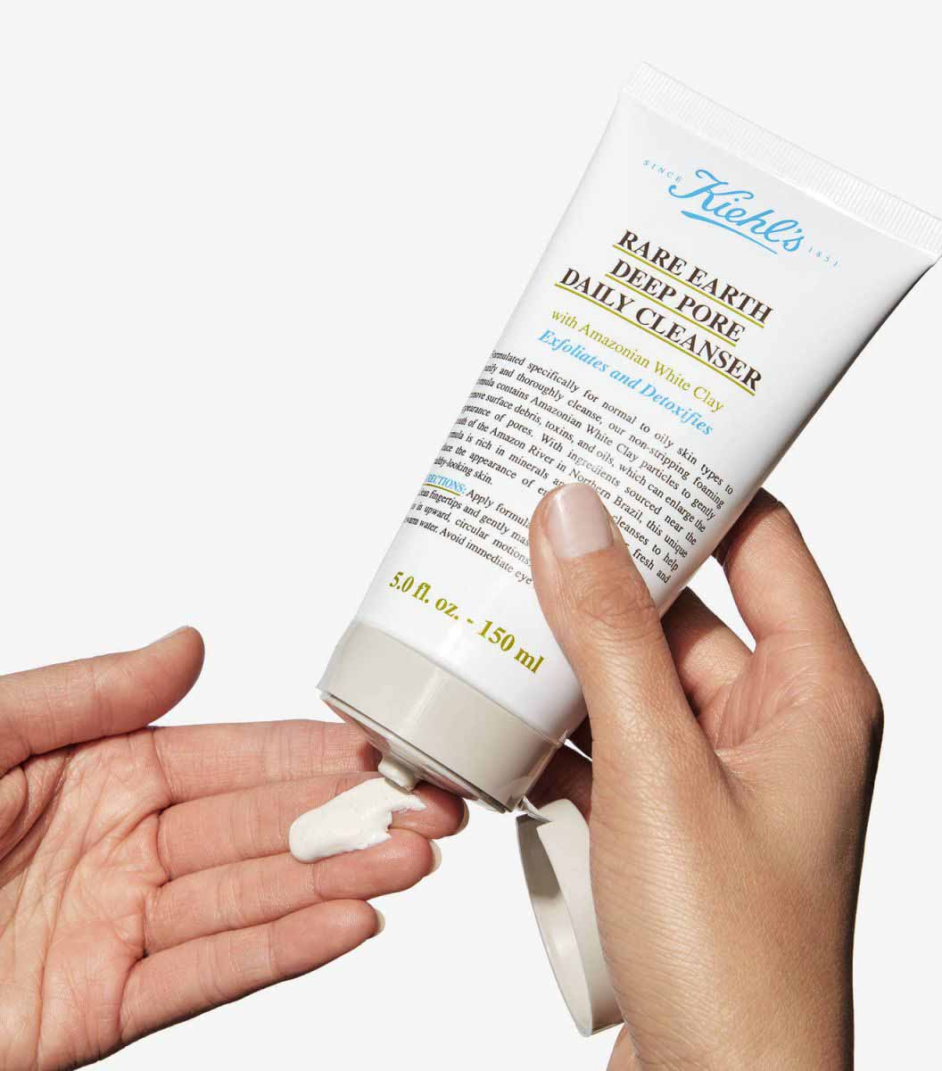 sữa rửa mặt đất sét kiehl'