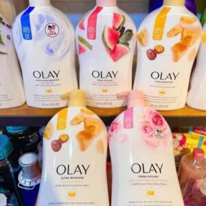 Sữa tắm Olay muối biển Exfoliating Moistur...