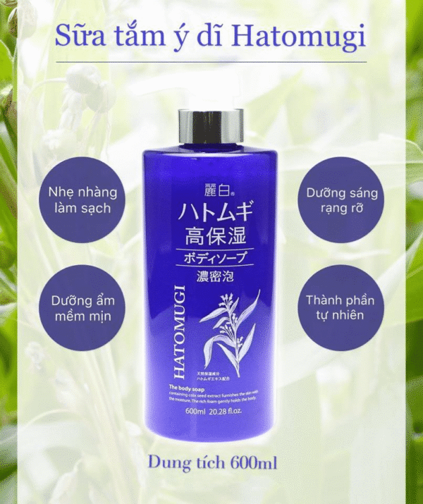 Sữa tắm dưỡng da Hatomugi Moisturizing Wash...